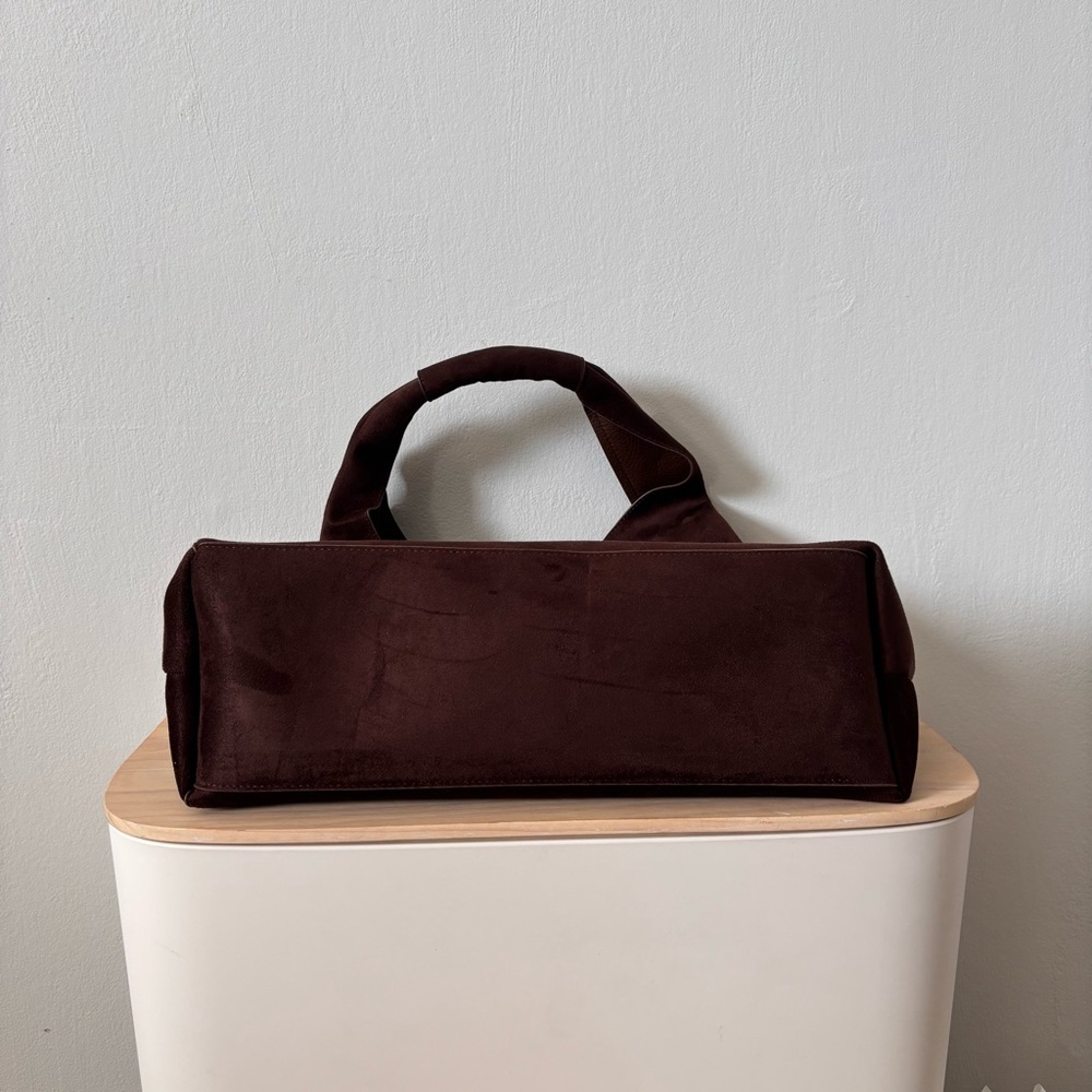 Banana Republic Dark Brown Suede Shoulder Bag - Picture 6 of 8